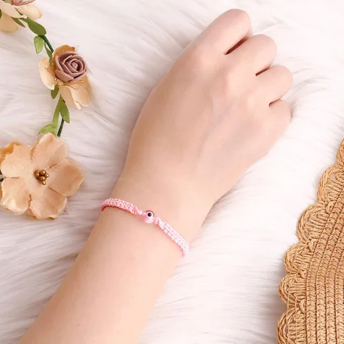 Miniatura 35 de SUMMER LOVE Handmade Jewelry Evil Eye Bracelets with Card,Black Red String Bracelets Kabbalah Protection Luck Amulet for Women Men Friends Pulseras