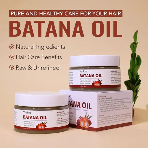 Miniatura 2 de Aceite de Batana Yeokoe para el Crecimiento del Cabello Puro y Natural Crudo No Refinado Dr. Sebi, Aceite para el Cabello, Excelente para el Cuidado