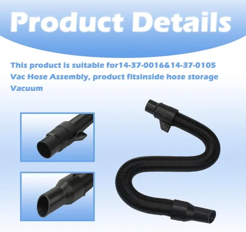 Miniatura 3 de 14-37-0105 Manguera de vacío compatible para aspiradora Milwaukee M18 Packout 0970-20 0880-20, manguera de vacío de 18V 2.5 galones para aspiradora