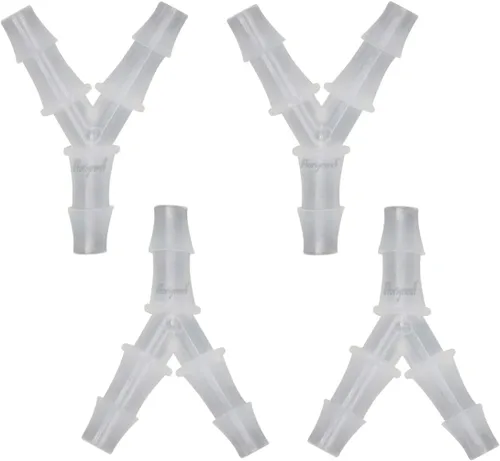 Miniatura 10 de Conector de púas de 3 vías en forma de Y de plástico de 1/2 "para manguera de aire, accesorio de púas de polipropileno de pp de tubería de agua