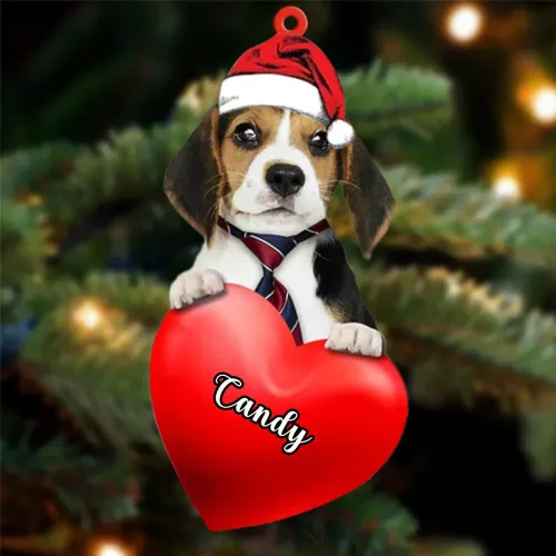 Miniatura 28 de Adornos de Navidad personalizados para perros, nombre personalizado, adorno de Malamute de Alaska, adornos acrílicos, regalos de Navidad, amantes