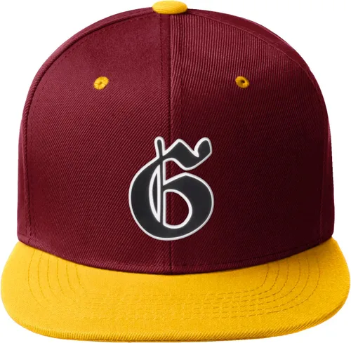 Miniatura 71 de Daxton Gorra clásica con visera de billete plano con letras del alfabeto inglés antiguo de la A a la Z