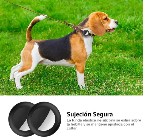 Miniatura 3 de SimpleThings Air-tag - Soporte para collar de gato, funda protectora de silicona para mascotas para Air-tag, paquete de 2 fundas impermeables