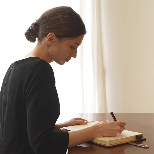Miniatura 7 de Fanery sue Tree of Life - Diario de escritura recargable para mujeres y hombres, cuaderno de tapa dura de piel sintética, A5, rayado universitario