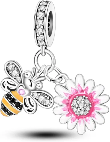 Miniatura 76 de Hapour Dijes de plata de ley 925 para pulseras, collar, joyería europea, colgante de cuentas para mujeres y madres