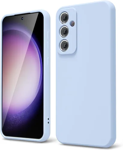 Miniatura 365 de oakxco Funda para teléfono Samsung Galaxy S21 Ultra con agarre de silicona líquida, bonita funda delgada y delgada de goma suave de TPU lisa