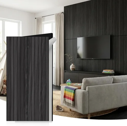 Miniatura 10 de WoveN SounD Slat Acousitc - Paneles de pared de 47.2 x 23.6 pulgadas, decoración de pared a prueba de sonido, diseño autoadhesivo con amortiguación