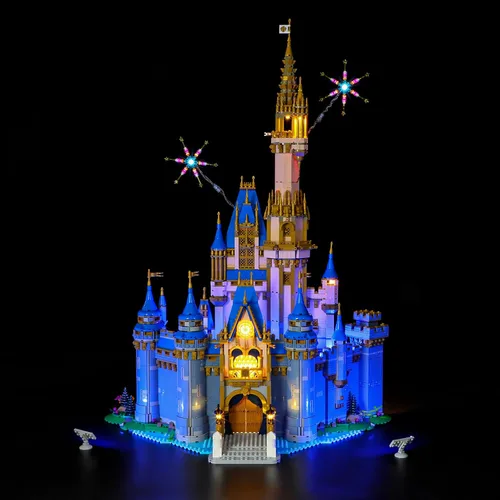 Miniatura 2 de BRIKSMAX Kit de iluminación LED para LEGO-43222 Disney Castle (versión de control remoto), compatible con el modelo de bloques de construcción