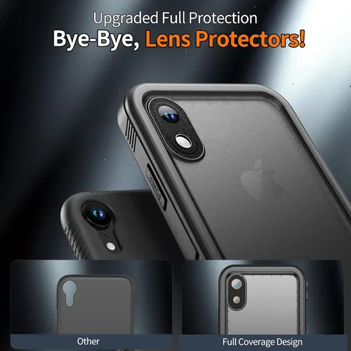 Miniatura 5 de Cozycase TOP - Funda impermeable militar IP68 para iPhone XR, resistente 360 a prueba de golpes, cuerpo completo, con protector de cámara