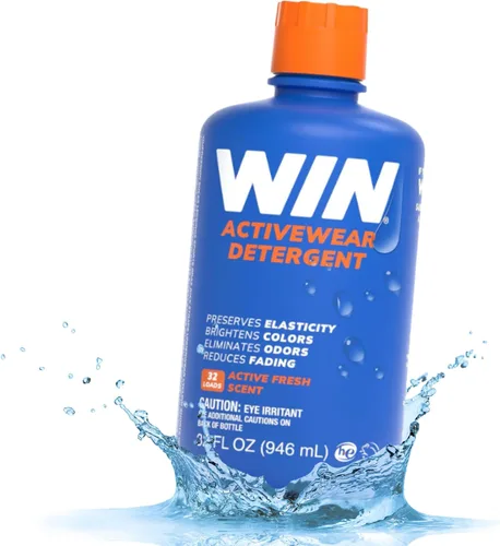 Win Sports Detergent, Lavado de rendimiento para tejidos deportivos sintéticos de alta tecnología y ropa deportiva