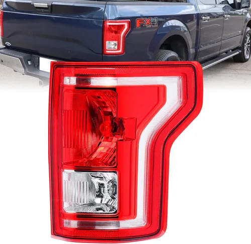 Miniatura 8 de Boine Luz trasera izquierda del lado del conductor compatible con Ford F150 F-150 2015 2016 2017 Lámparas de freno de luz trasera - Bombilla
