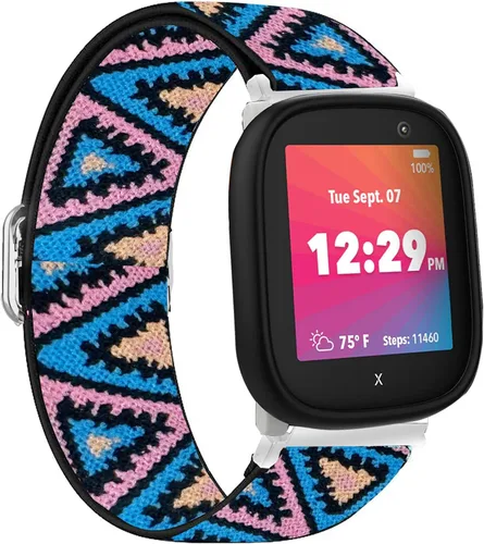 Miniatura 9 de Lamshaw Compatible con XPLORA X6 Play Band, correa de repuesto ajustable de nailon elástico de liberación rápida, accesorios compatibles con XPLORA