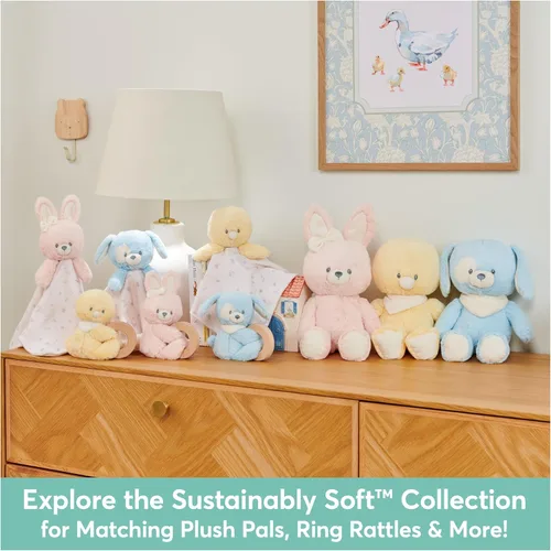 Miniatura 8 de GUND Baby Manta de Amor de Conejito Suavemente Sostenible, Manta de Peluche de Animal de Peluche Hecha de Materiales 100% Reciclados, para Bebés