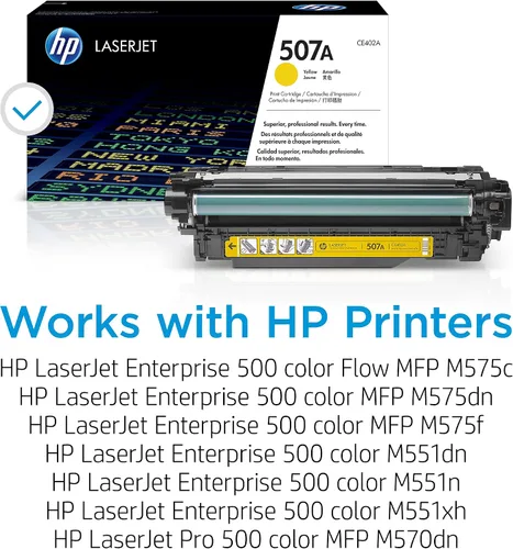 Miniatura 2 de HP 507A (CE402A) cartucho de tóner original LaserJet amarillo