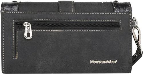 Miniatura 2 de Montana West Cartera de cuero para mujer con tachuelas occidentales, Bolsos