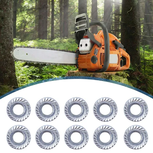 Miniatura 6 de Kit de tuercas de barra 10 piezas para Echo CS-400 Husqvarna 55, 455, 460 Rancher Motosierra Brida Tornillo