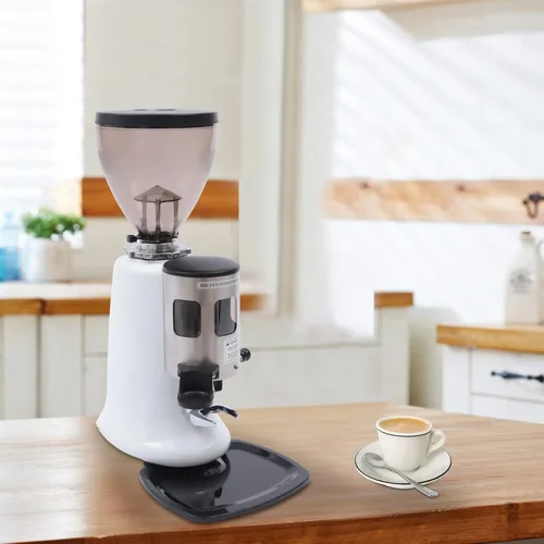 Miniatura 2 de Molinillo de café expreso comercial de 42.33 oz, molino de rebabas eléctrico semiautomático, máquina de café, herramienta de molienda de granos
