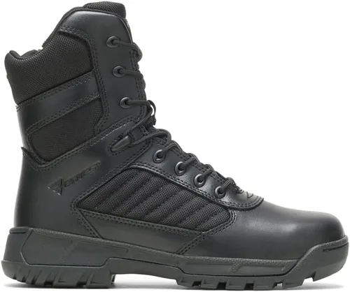 Bates Botas tácticas militares y de deporte con cremallera lateral de 2 pulgadas para mujer