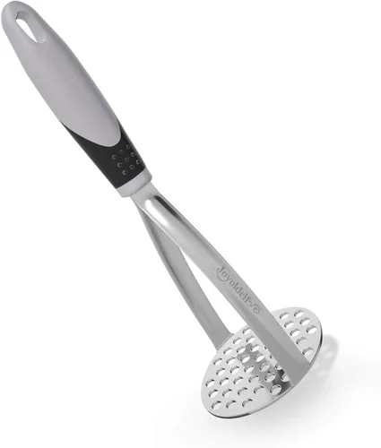 Miniatura 8 de Joyoldelf Machacador de patatas resistente, herramienta de cocina integrada de acero inoxidable y triturador de alimentos/triturador de patatas