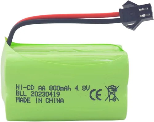 Miniatura 5 de AA 4.8V 800mah SM-2P Plug Batería recargable con cable de carga USB para 1/28 Stunt RC car C128 1/28 NB2801 NB2802 NB2803 doble cara Tumbling Spin