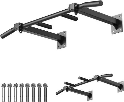 Miniatura 9 de Wall Mount Pull Up Bar, Joist Beam Rafter Mount Pull-up Bar, Ceiling Mounted Chin Up Bar for Home Gym with Punching Bag Hanger