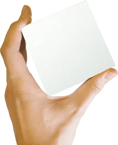 Miniatura 5 de 200 hojas de papel de lino blanco brillante 80# – 6 pulgadas cuadrado tamaño álbum de recortes – 80 lb/libra de peso – acabado texturizado de lino