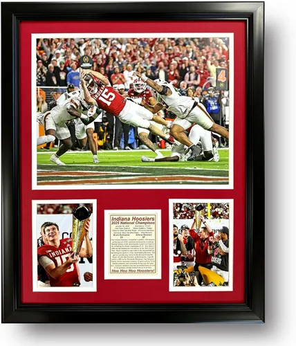 Miniatura 8 de Indiana Hoosiers Campeones Nacionales CFP 2025 Recuerdos coleccionables de fútbol Hoosier Imagen enmarcada y regalo de collage de fotos, arte