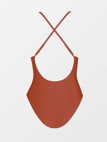 Miniatura 7 de CUPSHE - Traje de baño de una pieza para mujer, cuello en V profundo, espalda entrecruzada, tirantes ajustables