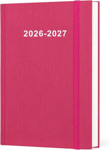 Miniatura 8 de Agenda 2026 – Agenda semanal y mensual de enero de 2026 a diciembre de 2026, agenda 2026 de 5.8 x 8.3 pulgadas con bolsillo interior, banda