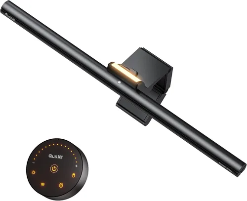 Quntis Barra de luz para monitor con control remoto, 16.7 pulgadas, cuidado de los ojos, barra de luz para computadora sin deslumbramiento, con
