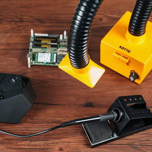 Miniatura 8 de KOTTO - Amortiguador de humo para soldadura, extractor de humo de hierro eléctrico, con fuerte succión