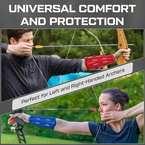 Miniatura 3 de Legend Armguard XT - Protector de brazo para tiro con arco - Diseño ventilado en espuma EVA termoformada - Protector de antebrazo con cobertura