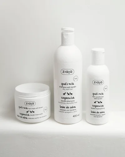 Miniatura 4 de Ziaja Mascarilla fortalecedora de leche de cabra con queratina, 6.8 fl oz