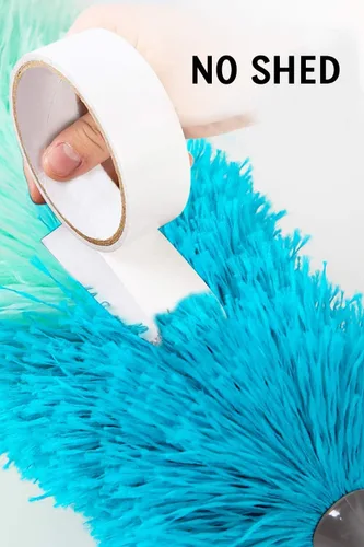 Miniatura 4 de BOOMJOY - Plumero de microfibra con poste de extensión de 100 pulgadas, plumeros para limpieza de techo alto, ventilador, persianas, muebles Verde