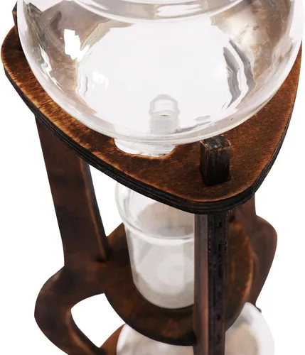 Miniatura 8 de Torre de goteo de café helado de 20.3 fl oz/20.29 onzas de capacidad, olla compartida de café frío, cafetera de 6 a 8 tazas, máquina de cafés
