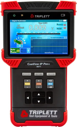 Miniatura 3 de Triplett 8071 CamView IP Pro+ CCTV Cámara Probador con servidor DHCP incorporado - IP, NTSC/PAL, AHD, TVI