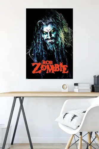 Miniatura 4 de Rob Zombie - Póster de pared HellBilly de 34 pulgadas de largo x 22.4 pulgadas de ancho, versión sin marco