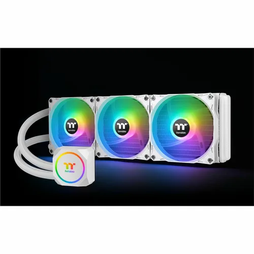 Miniatura 7 de Thermaltake TH360 ARGB Placa base Sync Snow Edition Intel LGA1700 Ready/AM5/AMD Sistema de refrigeración líquida todo en uno 14.173 in Radiador