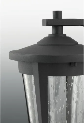 Miniatura 2 de Progress Lighting P6077-3130K9 Craftsman/Mission One Wall Lantern de la colección Format en acabado negro, accesorio de iluminación de 6.13 pulgadas