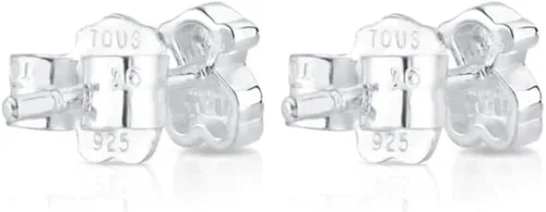 Miniatura 3 de TOUS Sterling Earrings for Women with Bear Motif, Size 5mm. Puppies Collection