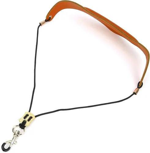Miniatura 9 de Correa de saxofón acolchada para el cuello de saxofón con gancho giratorio, Naranja