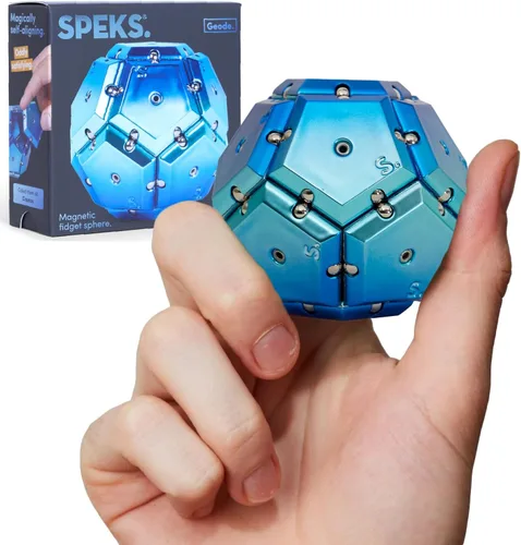 Miniatura 9 de Speks Geode - Juguete magnético antiestrés, juguete de escritorio sensorial para adultos y adolescentes de 14 años en adelante, regalo