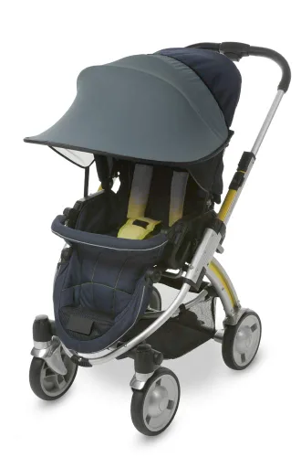 Miniatura 11 de Manito Parasol para cochecitos y asientos de coche - Scandi (azul diamante) UPF 50+ Diamante azul