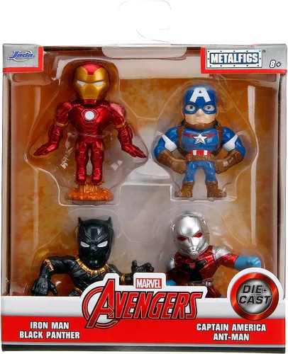 Miniatura 7 de Marvel Avengers - Paquete de 4 figuras coleccionables fundidas a presión de 2.5 pulgadas, juguetes para niños y adultos