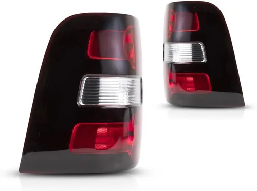 Miniatura 6 de Para Ford Explorer 2006 07 08 09 2010 Luz trasera lado del conductor y del pasajero Par Lente transparente y roja Reemplazo para FO2818140