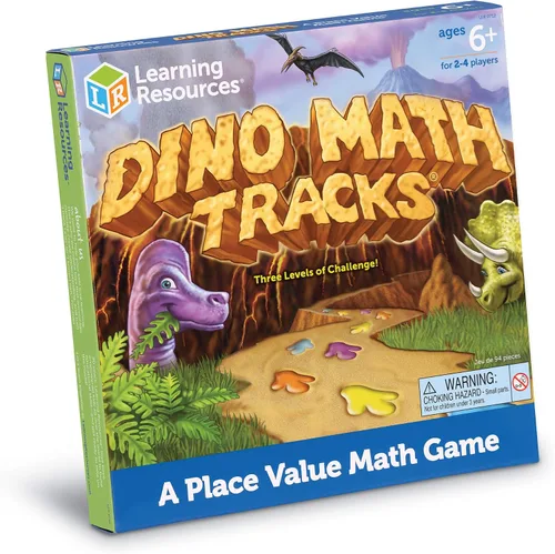Miniatura 6 de Juego de mesa Dino Math Tracks de Learning Resources