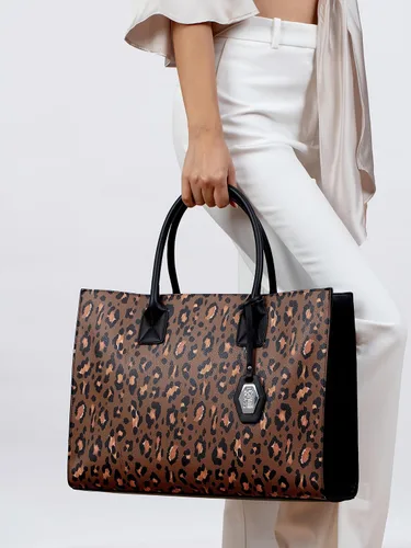 Miniatura 5 de Cavalli Class MODENA - Bolso tote grande negro para mujer, Negro