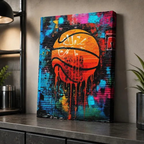 Miniatura 49 de ANRUOXI Arte de Pared de Graffiti, Impresión de Lienzo de Astronauta Espacial de Graffiti para Decoración de Pared, Impresiones de Arte Modernas