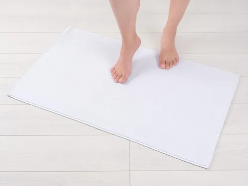 Miniatura 39 de American Soft Linen - Alfombra de baño antideslizante, 100% de algodón, 17 x 24 pulgadas, alfombras de baño lavables, tapetes peludos, color beige