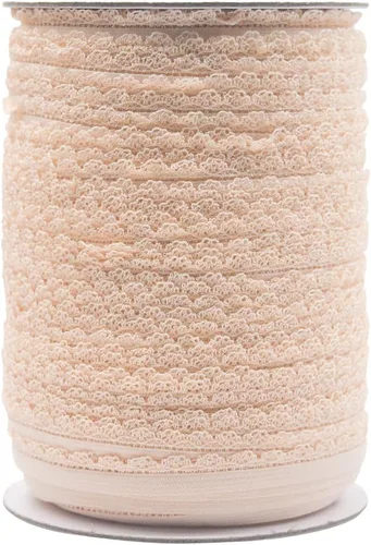 Miniatura 53 de Bristlegrass Picot Loop - Banda elástica para coser de 1/2 pulgada, 0.512 in, corona de carrete con volantes, cinta elástica de encaje para atar